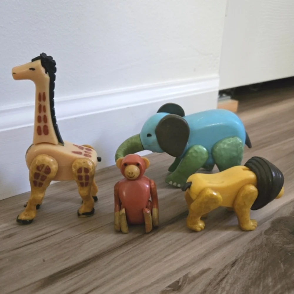 Vintage Fisher-Price Play Family Circus animals From 1970s